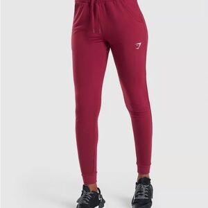 Gymshark Burgundy Red TRAINING JOGGERS Sweatpants Women's Size Medium